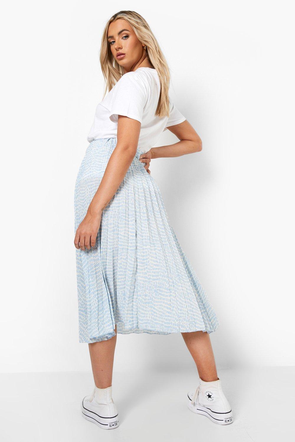 Elasticated waist 2025 midi skirts uk